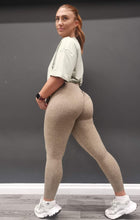 Load image into Gallery viewer, MOCHA marl scrunch leggings