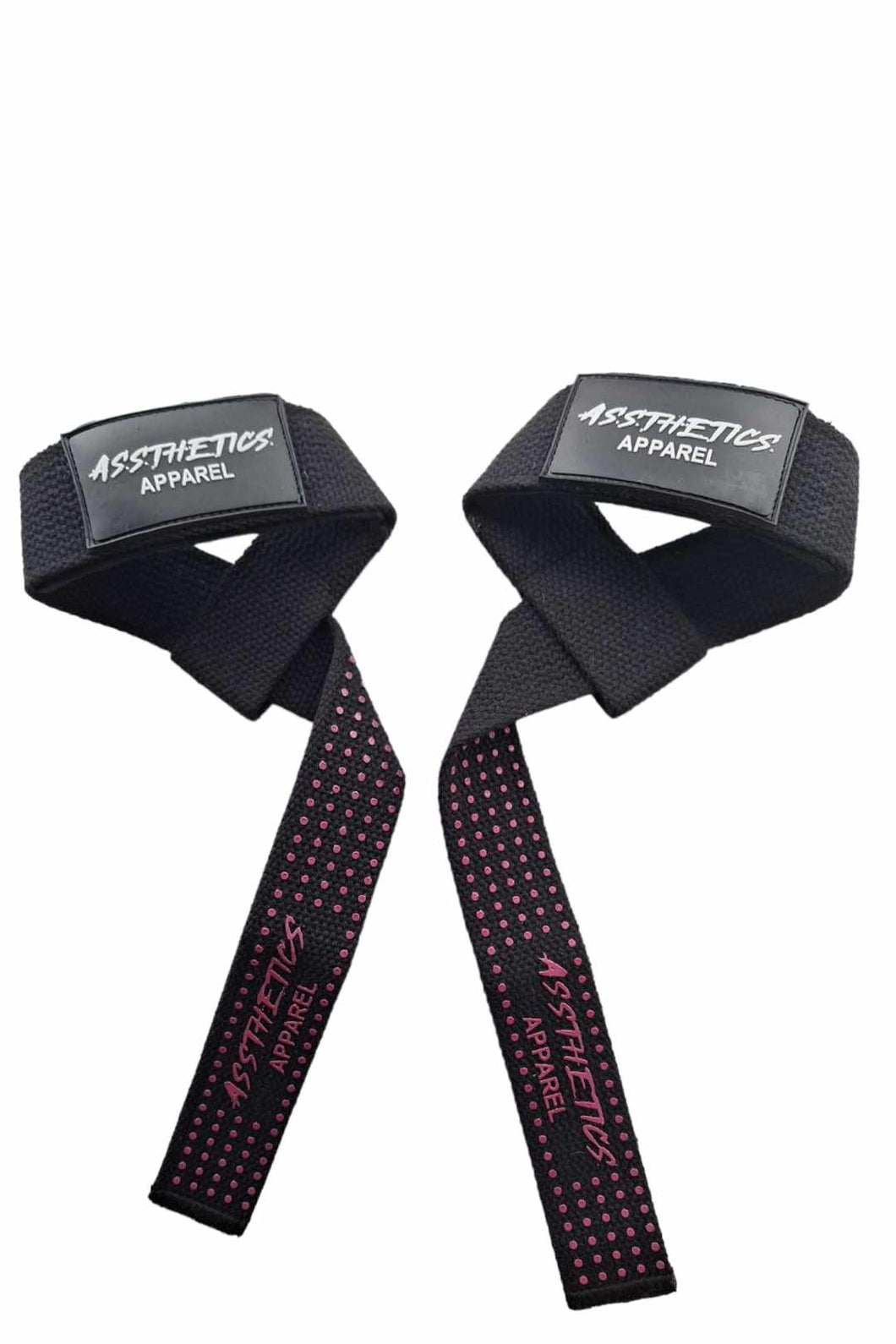 Lifting straps BLACK & PINK