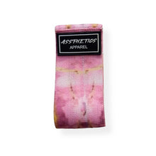 Load image into Gallery viewer, Pink &amp; gold tie dye booty band HEAVY
